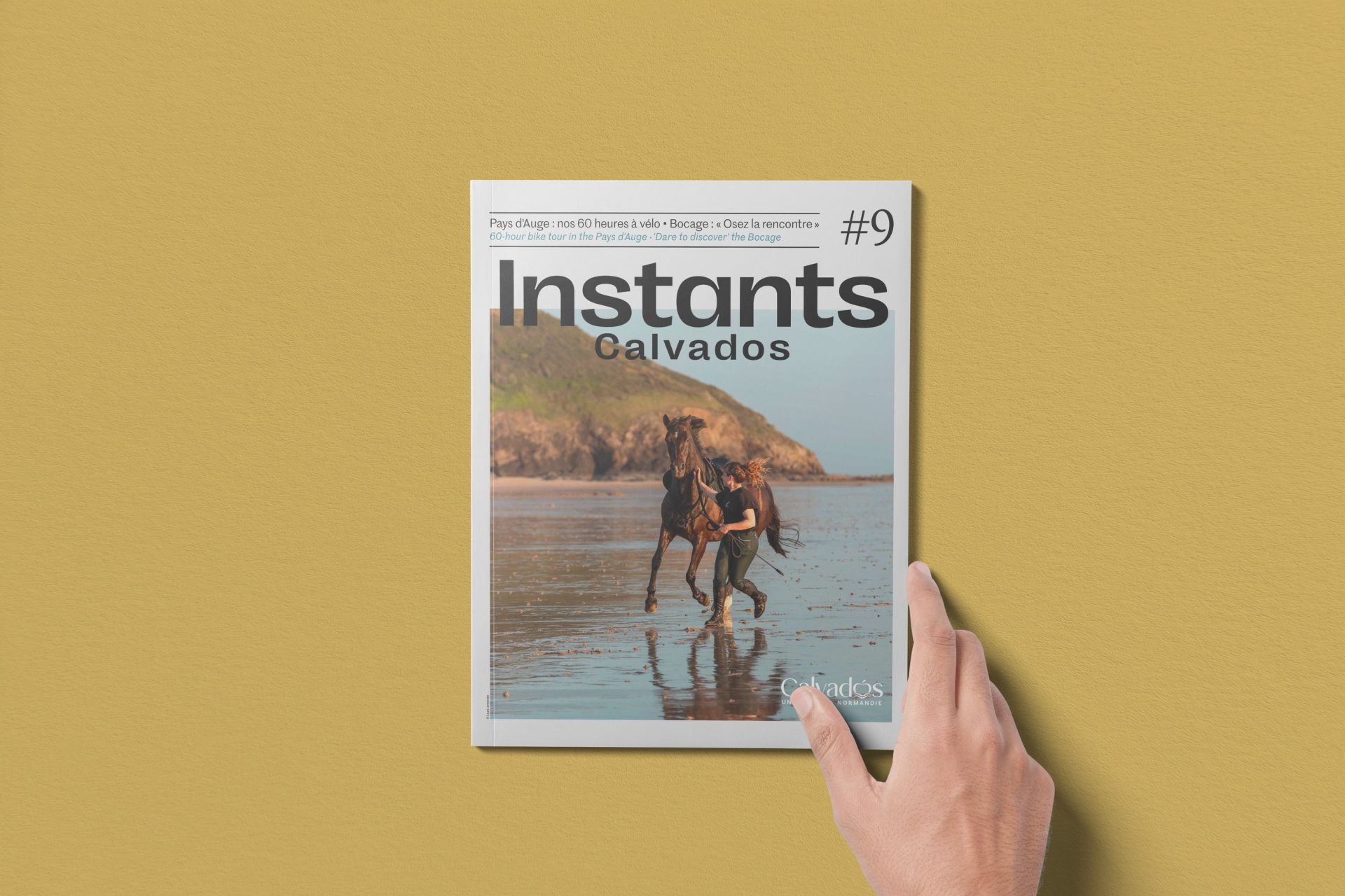 Mise en page & création graphique — Magazine Instants Calvados