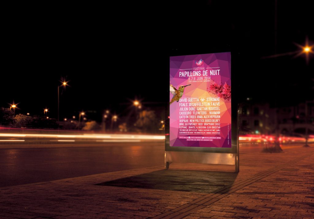 Identité visuelle — Festival Papillons de Nuit