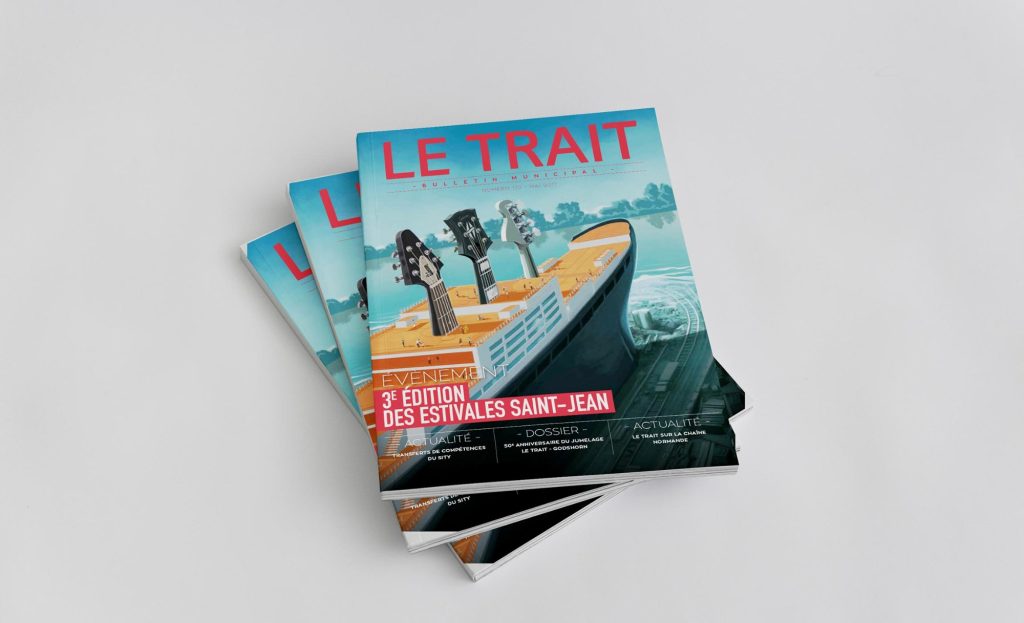 Mise en page — Le Trait, bulletin municipal